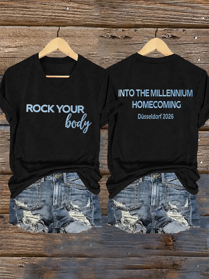 Women'S Musical Art Print T-Shirt