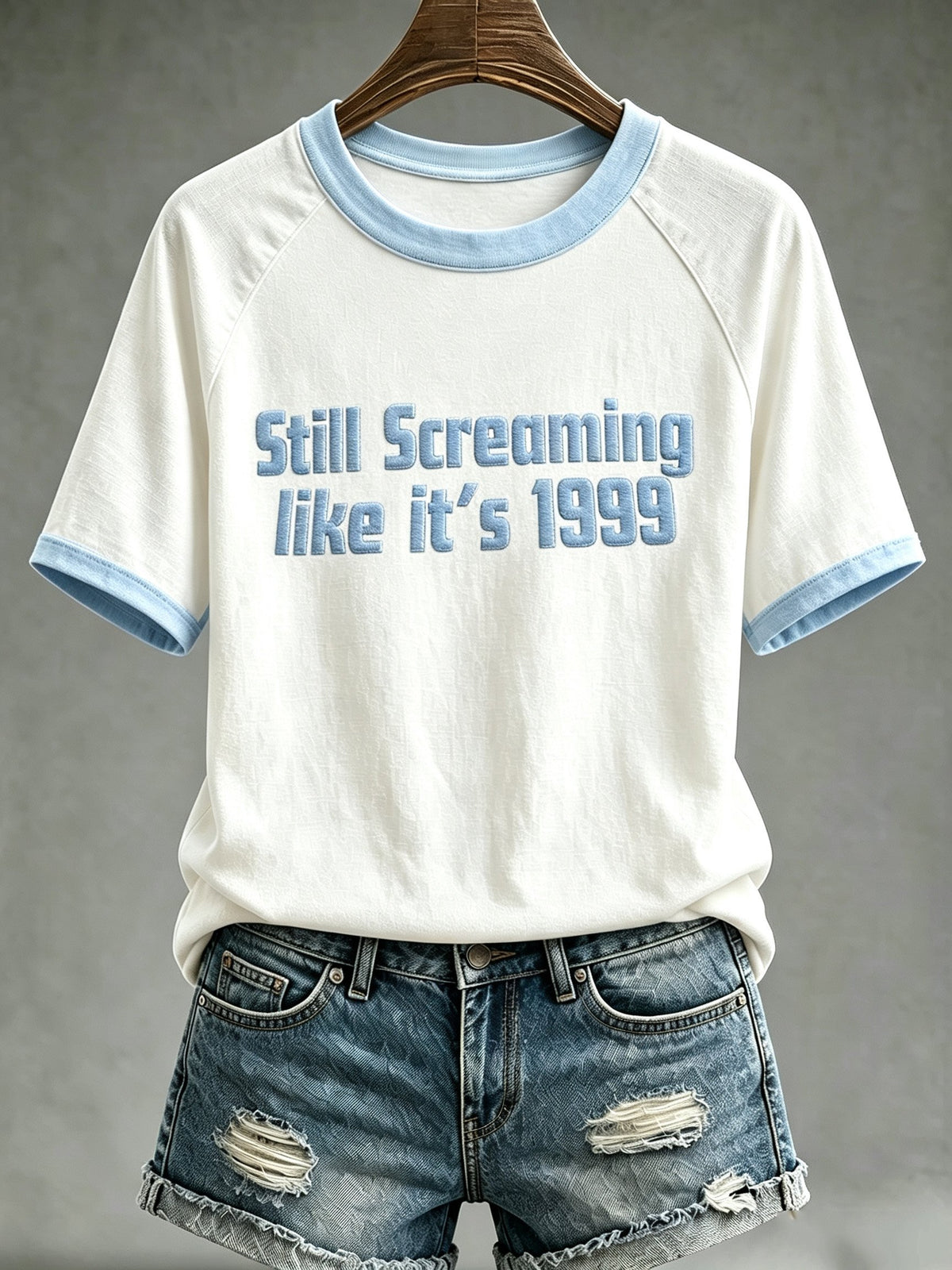 Women's Letter-Print Casual Top