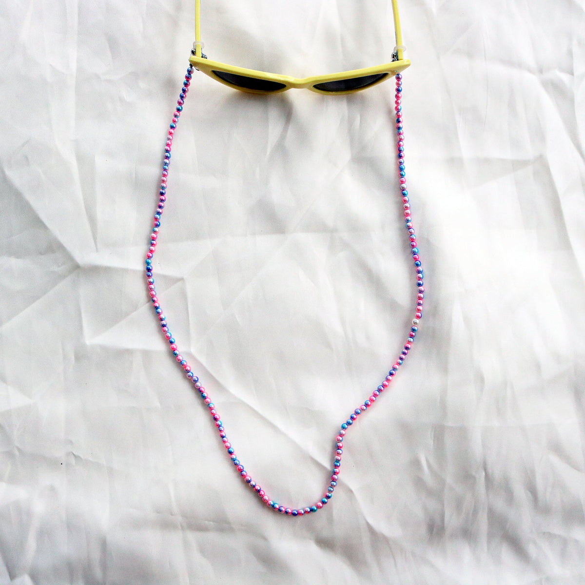 Pastel Pearls Multi-Way Chain in Barbie