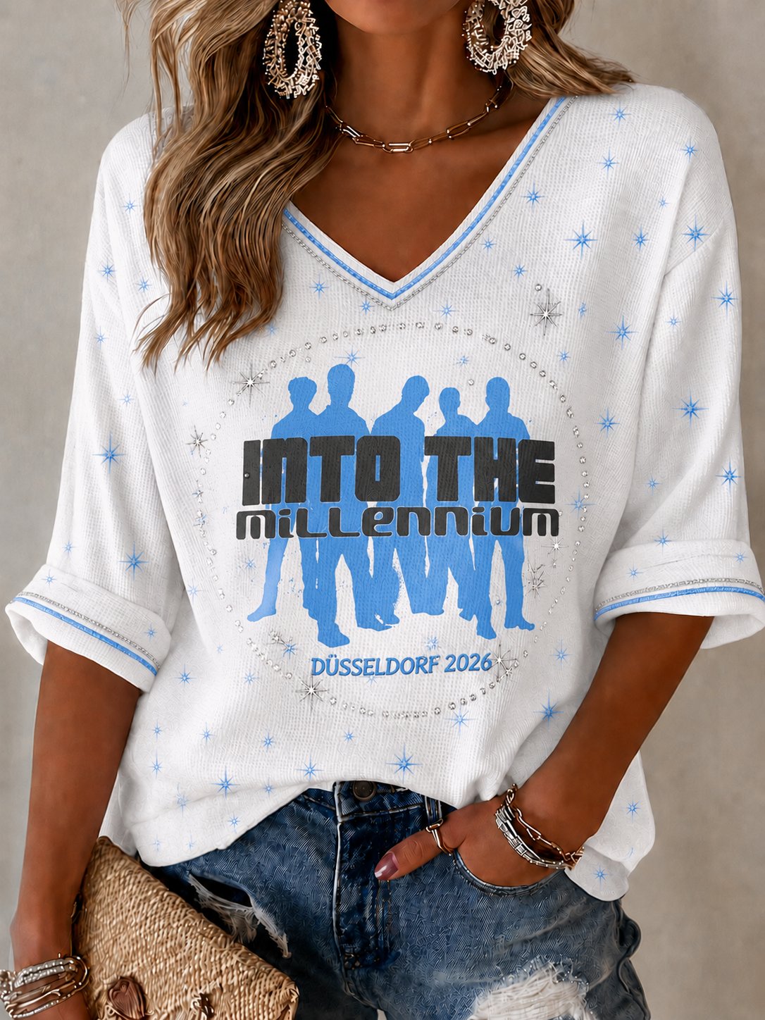 Women's Musical Art Printed T-shirt
