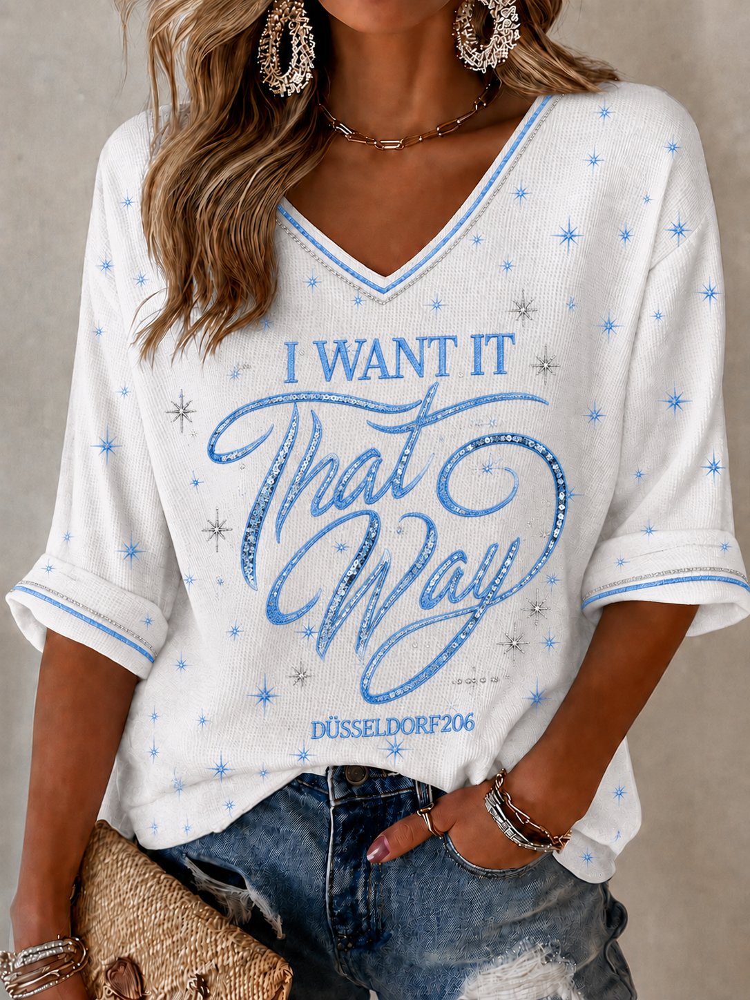 Women's Musical Art Printed T-shirt