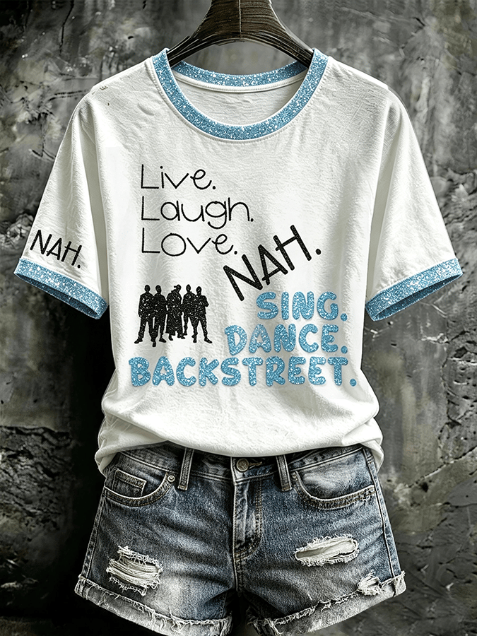 Women's Music Tour Music Lovers Comfortable Short-Sleeved T-Shirt