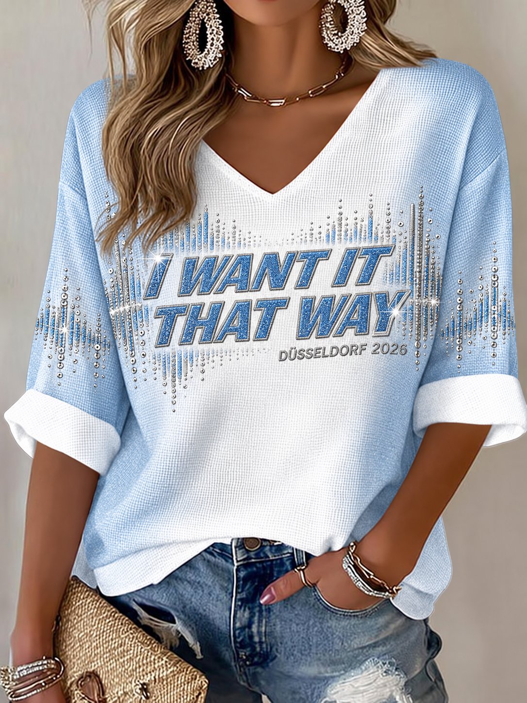 Women's Musical Art Printed T-shirt