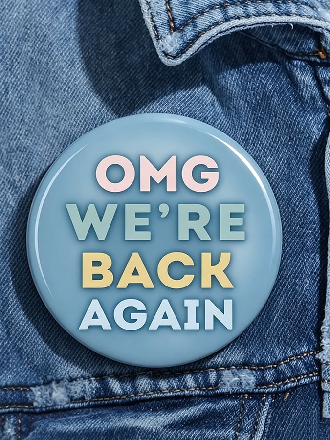 Unisex Casual Brooch for Singer Tour