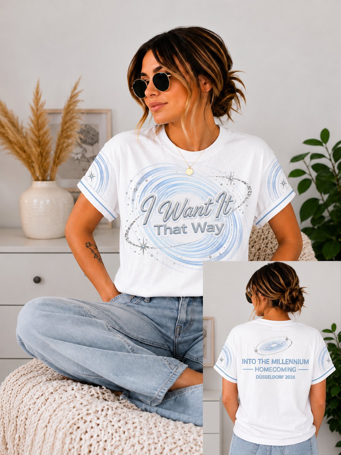 Women'S Musical Art Print T-Shirt