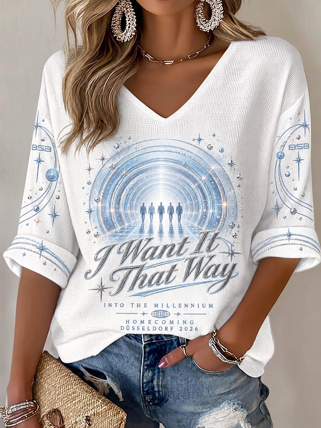 Women's Musical Art Printed T-shirt