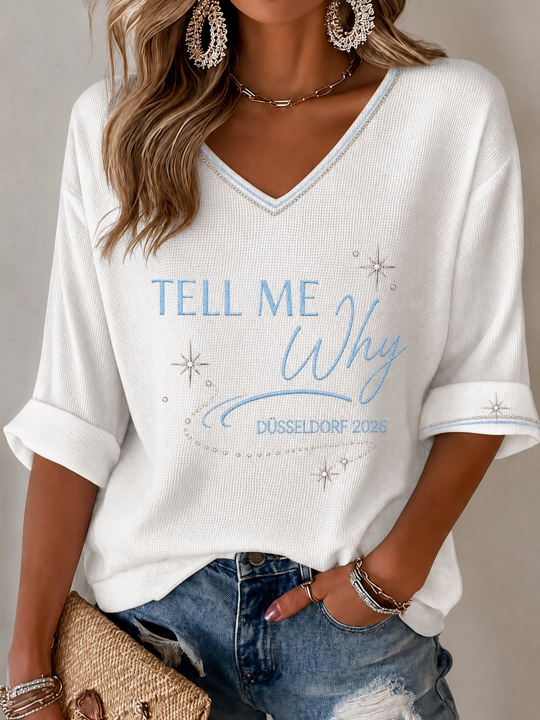 Women's Musical Art Printed T-shirt
