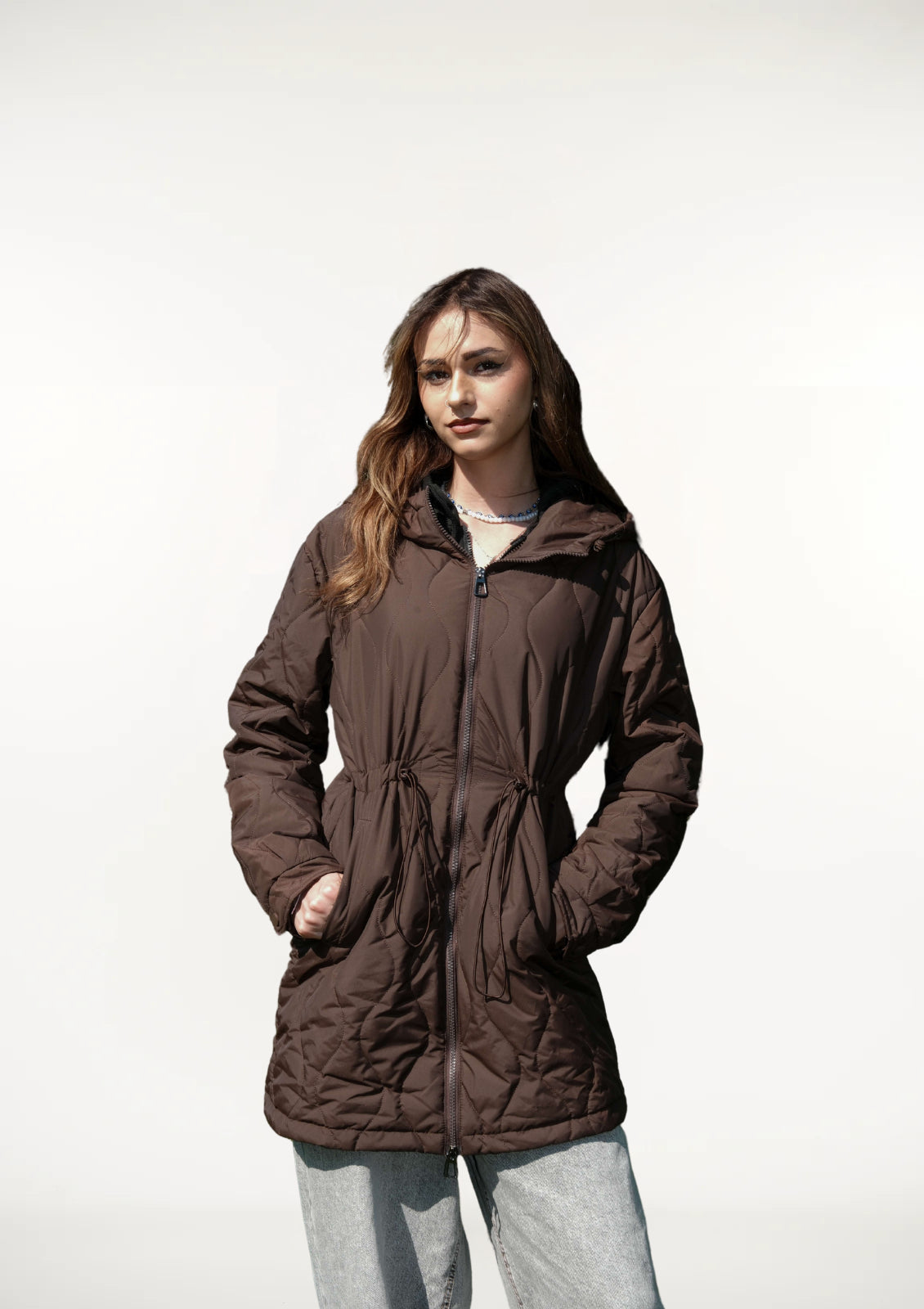 Women's Reversible Quilted Water - Repellent Jacket