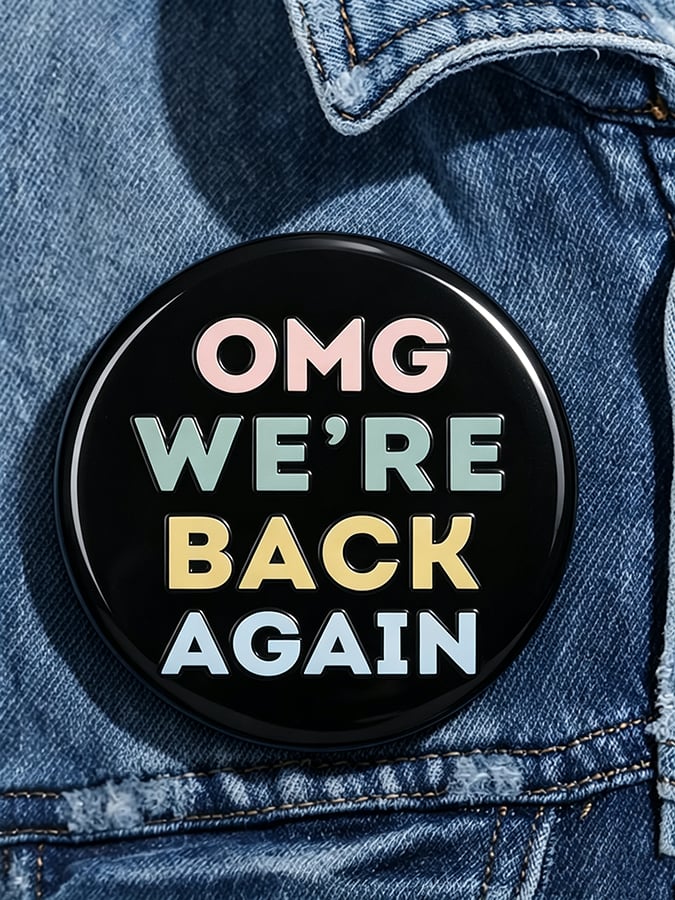 Unisex Casual Brooch for Singer Tour