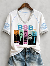 Women'S Musical Art Print T-Shirt