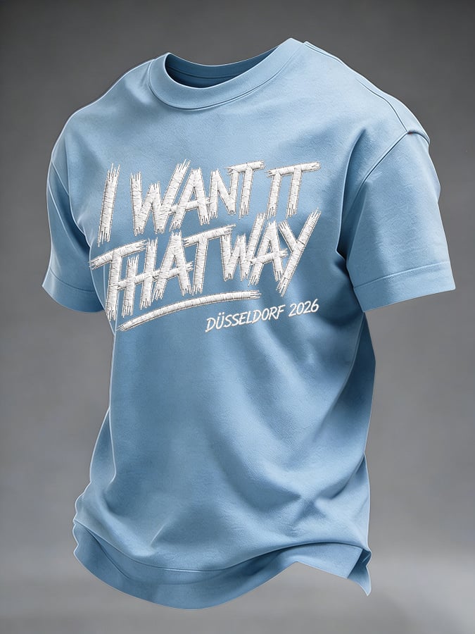Men's Musical Art Print Casual T-shirt