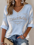 Women's Musical Art Printed T-shirt