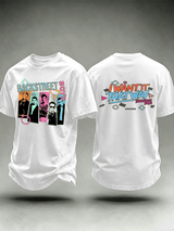 Men's Casual Printed Crew-Neck T-Shirt