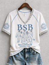 Women'S Musical Art Print T-Shirt