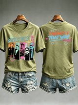 Women's Casual Printed Crew-Neck T-Shirt