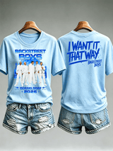 Women's Casual Printed Crew-Neck T-Shirt