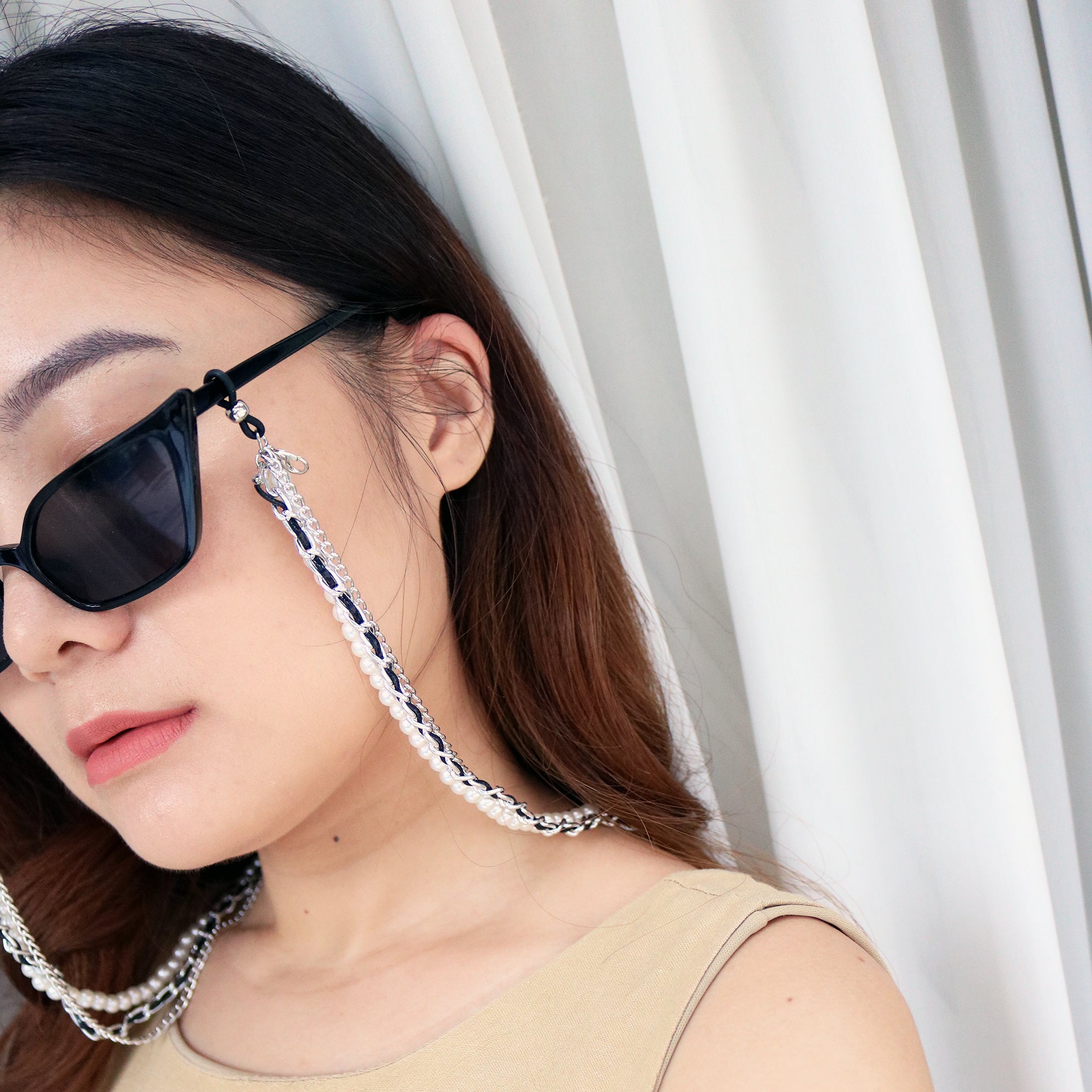 Coco Multi-Way Chain in Silver