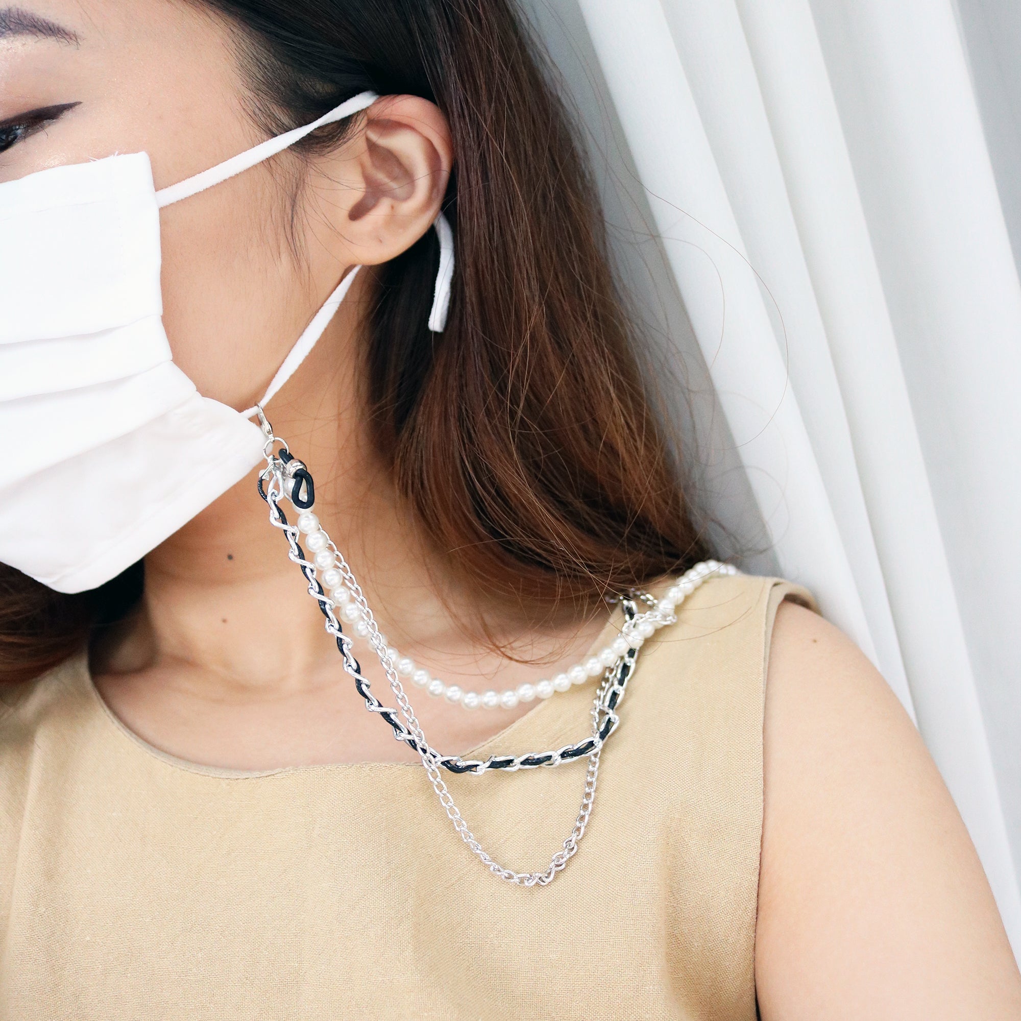 Coco Multi-Way Chain in Silver