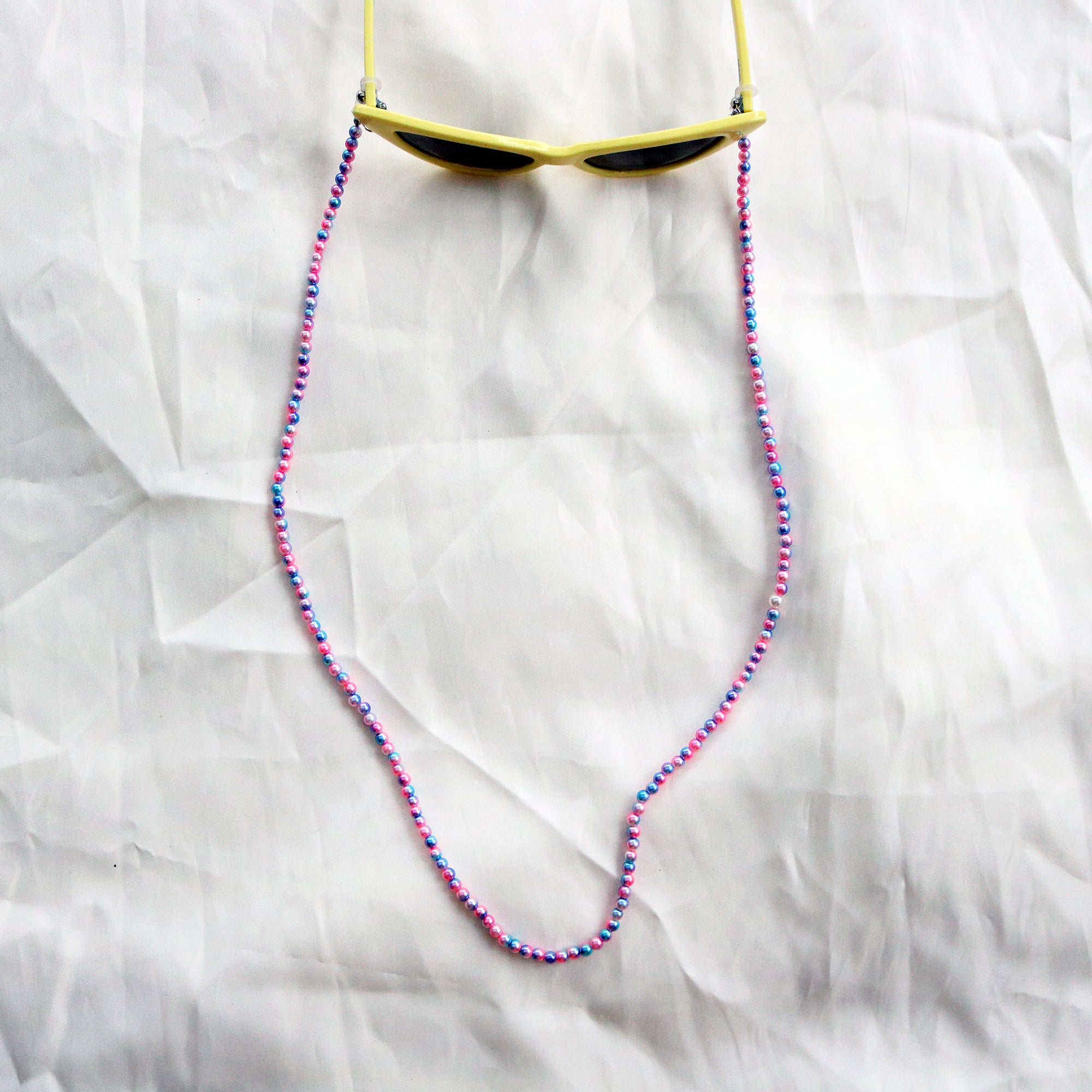 Pastel Pearls Multi-Way Chain in Barbie