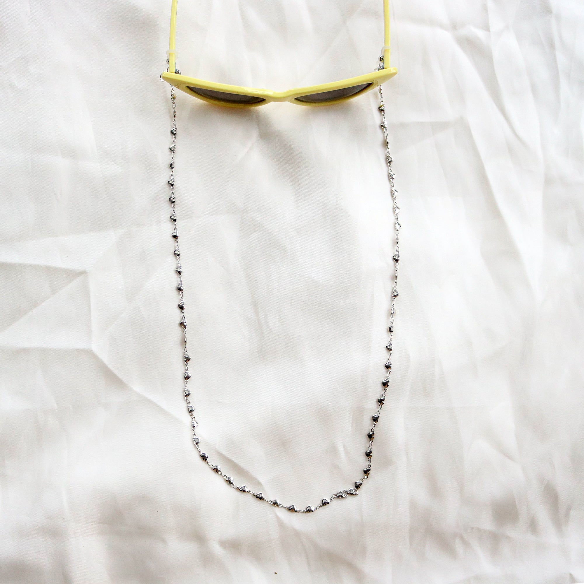 Hearts Multi-Way Chain in Silver
