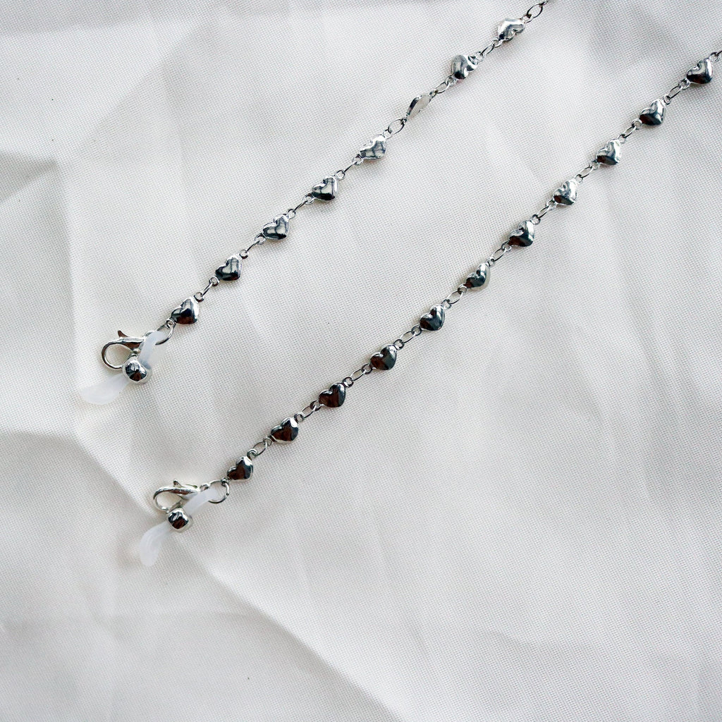 Hearts Multi-Way Chain in Silver