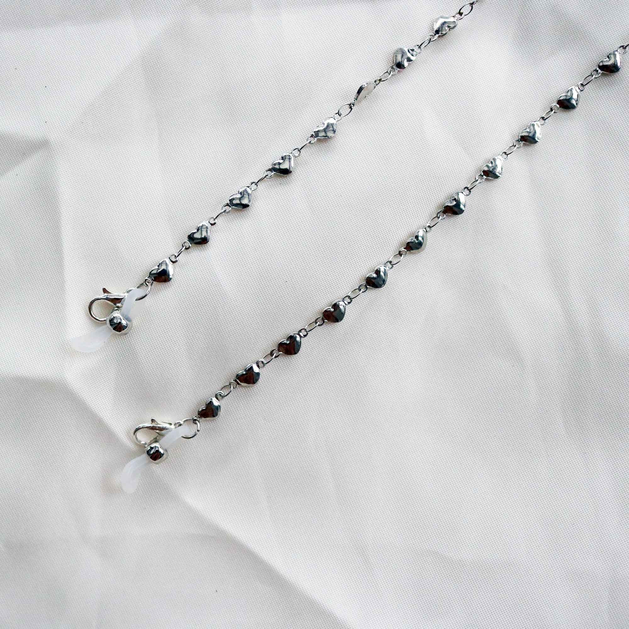 Hearts Multi-Way Chain in Silver