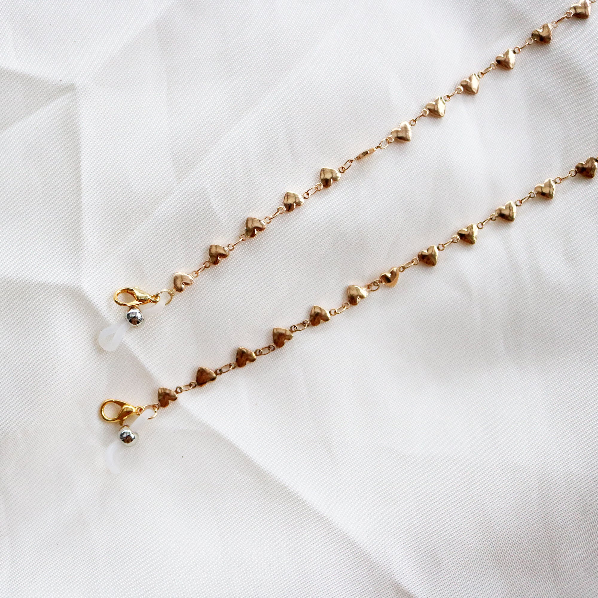 Hearts Multi-Way Chain in Gold