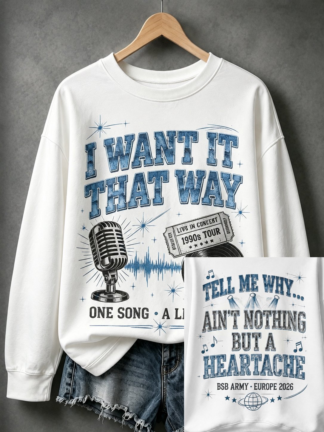 Women's Musical Art Print Casual Sweatshirt