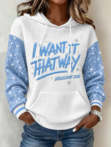 Women's Musical Art Print Hoodie