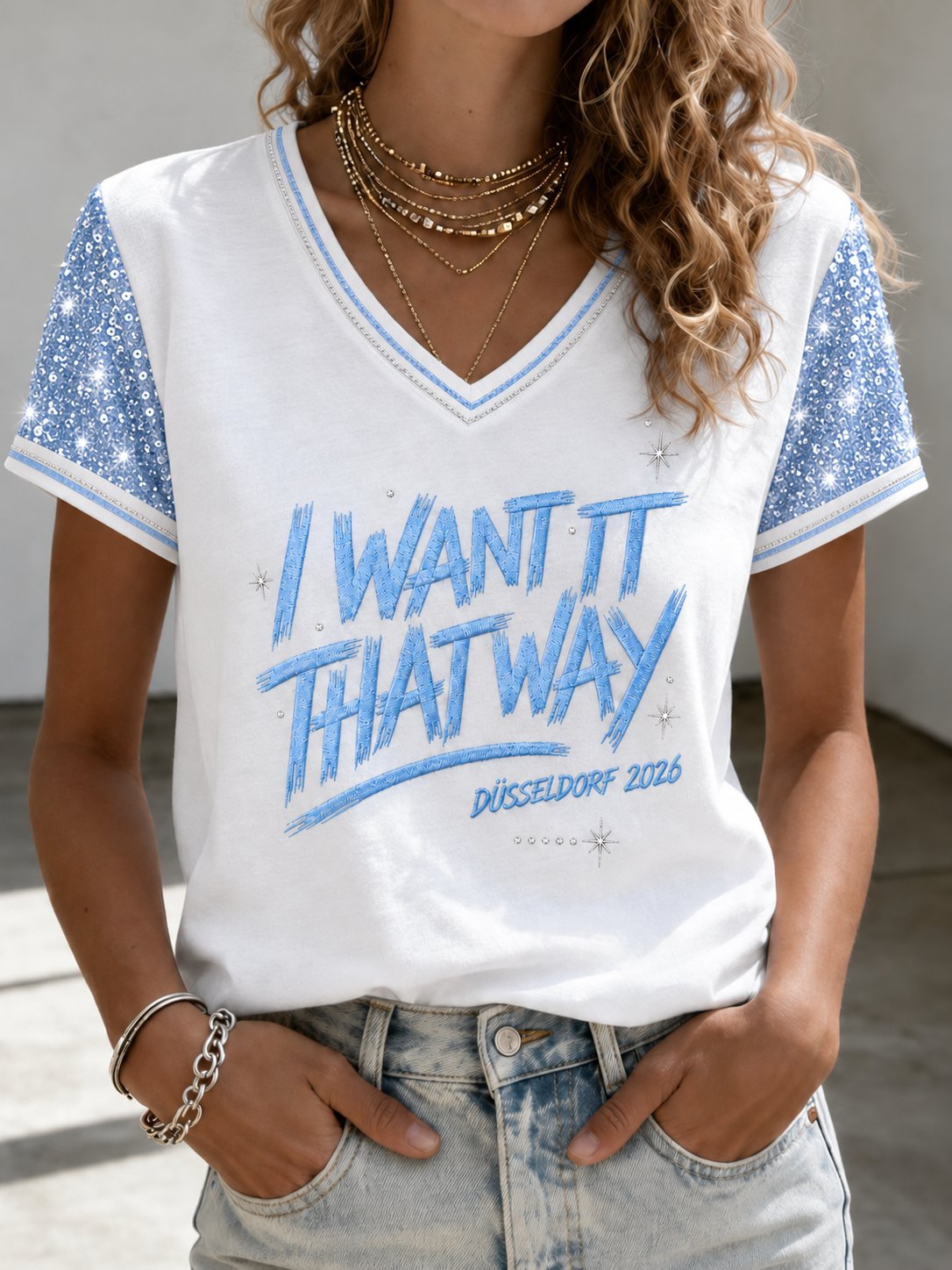 Women'S Musical Art Print T-Shirt