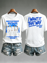 Women's Casual Printed Crew-Neck T-Shirt