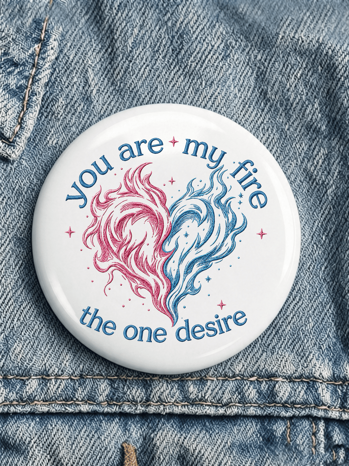 Music Printed Brooch