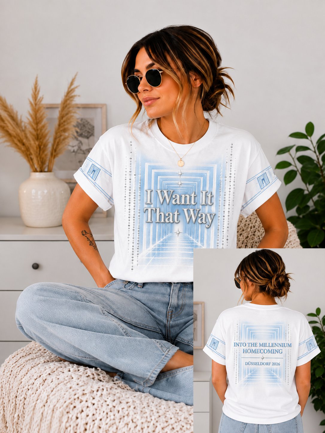 Women'S Musical Art Print T-Shirt