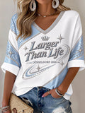 Women's Musical Art Printed T-shirt