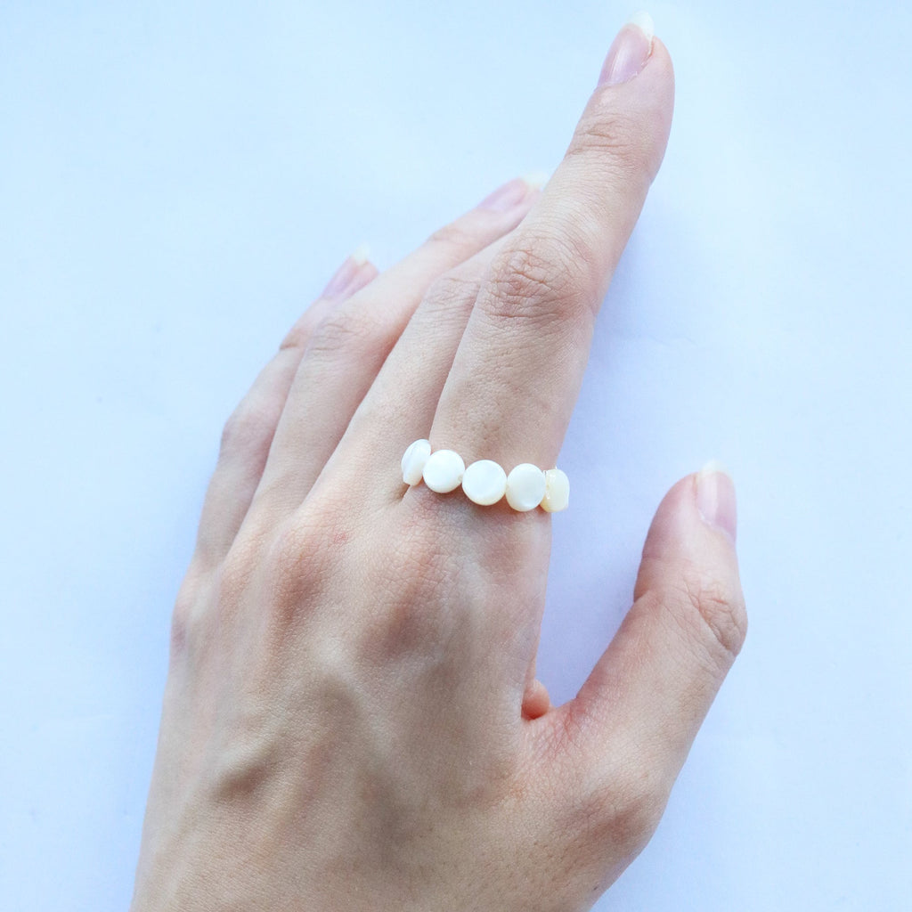 Shell Beaded Ring