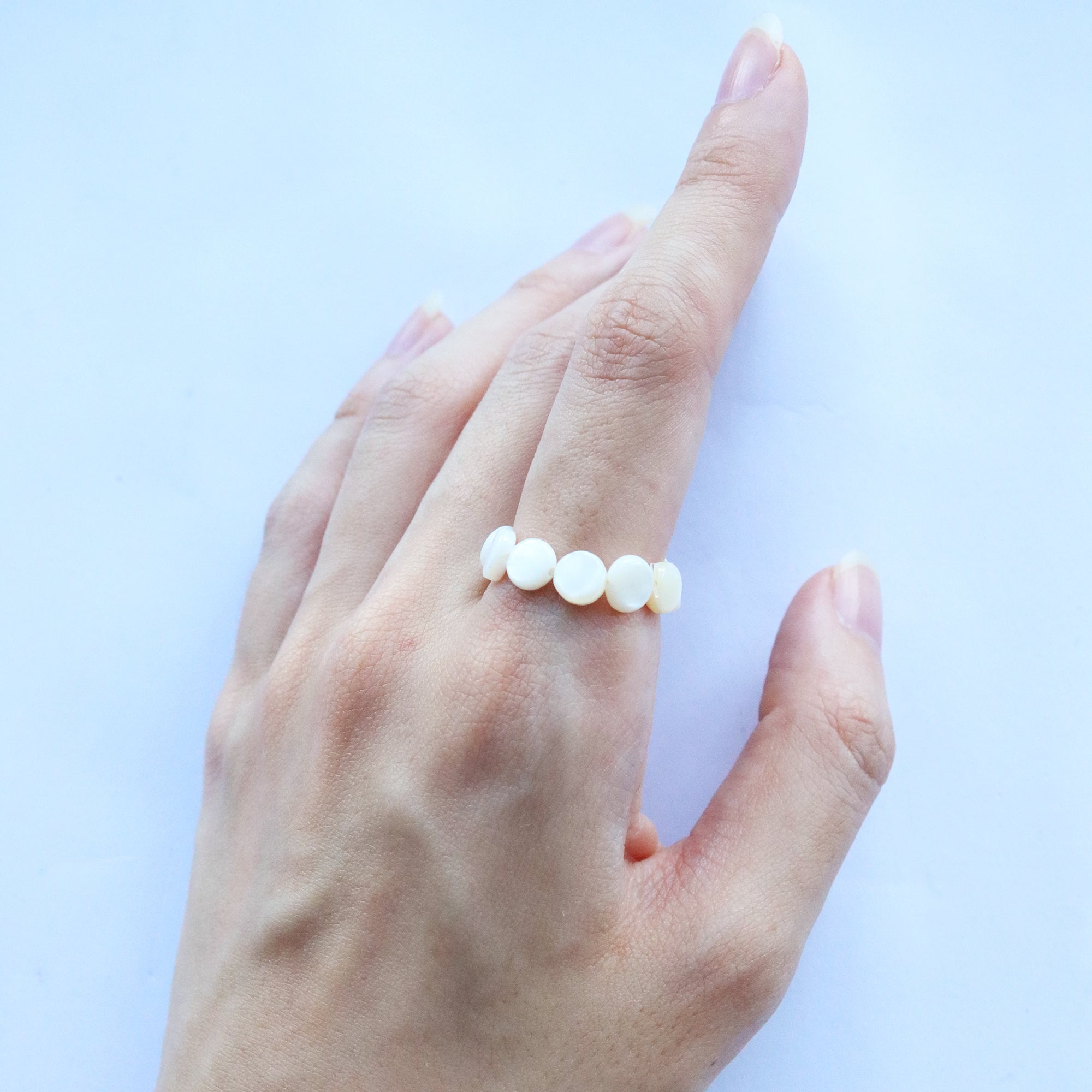 Shell Beaded Ring