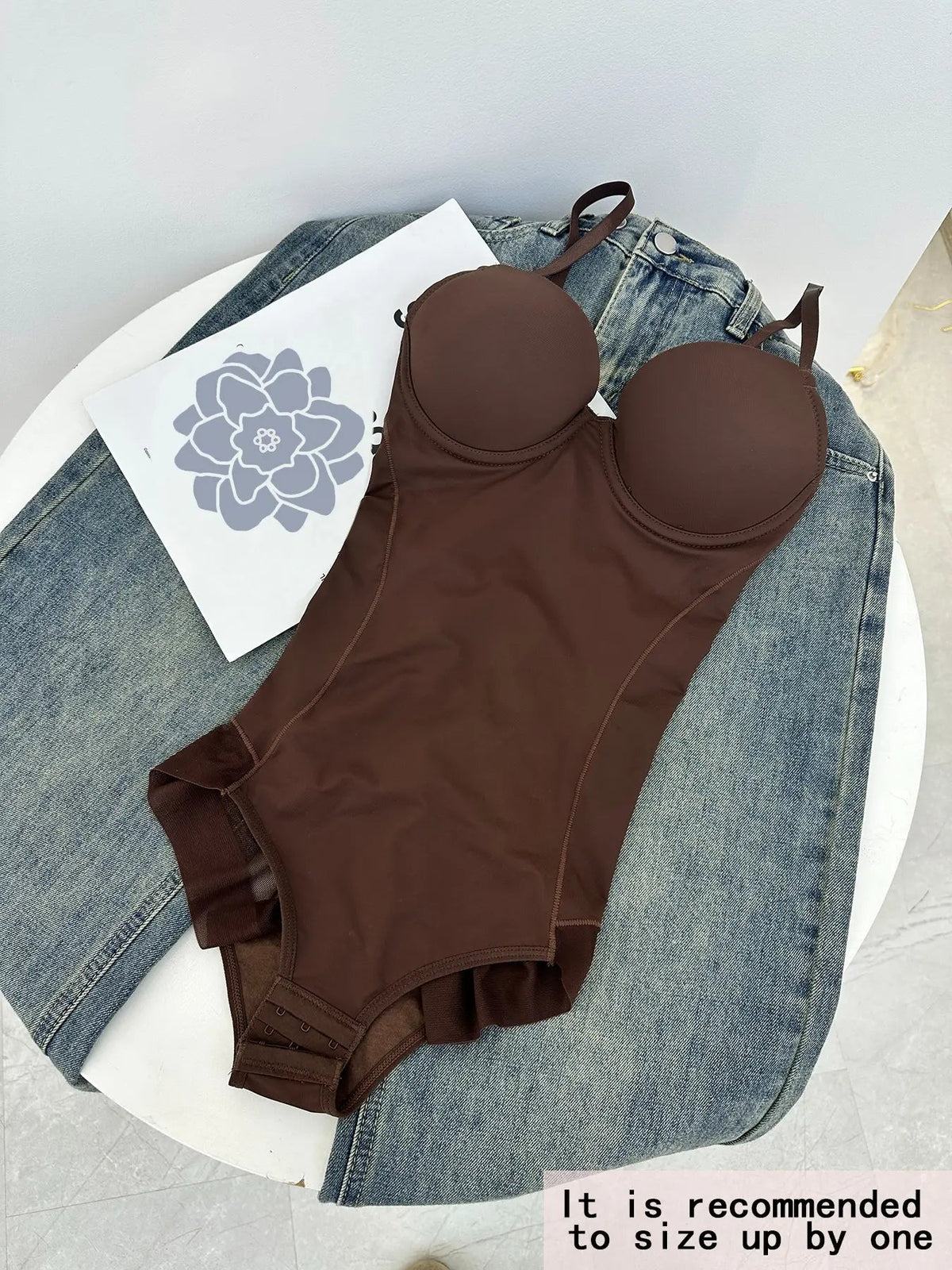 Women's Bodysuit with Bra and Adjustable Straps, Slimming Shaping Artistry, Sizes XS to Xxl for All Seasons