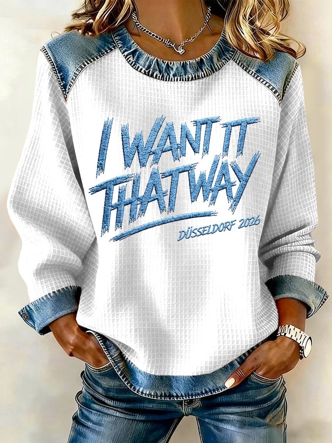 Women's Musical Art Print Sweatshirt