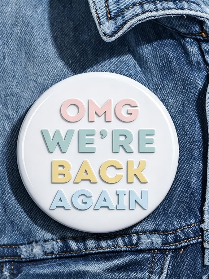 Unisex Casual Brooch for Singer Tour